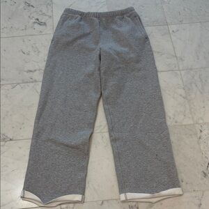Skims classic Straight Leg Pants Heather Gray
